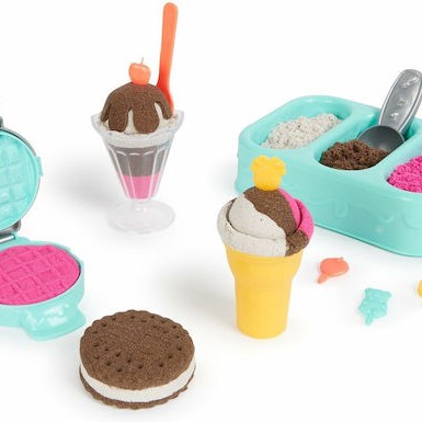 Spin Master Παιχνίδι Κατασκευών με Άμμο Ice Cream Treats για Παιδιά 3+ Ετών