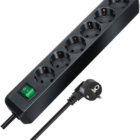 Brennenstuhl Πολύπριζο 6 Θέσεων με Διακόπτη και Καλώδιο 3m