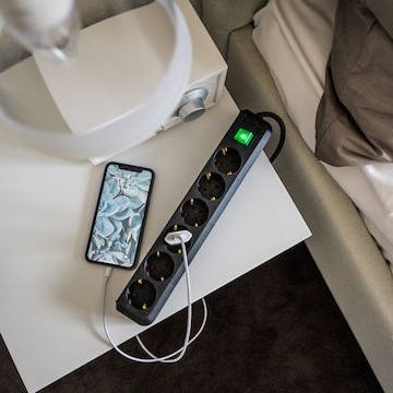 Brennenstuhl Πολύπριζο 6 Θέσεων με Διακόπτη και Καλώδιο 3m