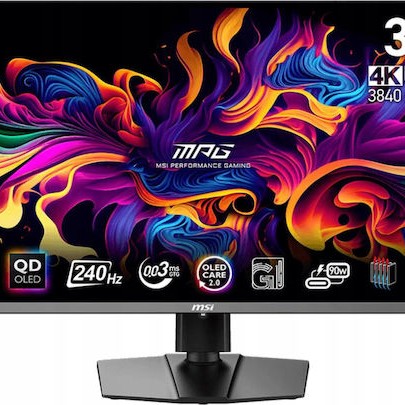 MSI MPG 321URXDE QD-OLED HDR Monitor 31.5