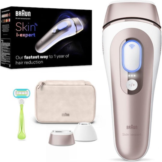 Braun Skin i-Expert Pro 7 Αποτριχωτική Μηχανή IPL για Πρόσωπο, Σώμα & Μπικίνι PL7147