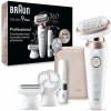 Braun Silk-epil 9 Flex Αποτριχωτική Μηχανή Epilator για Πρόσωπο & Σώμα
