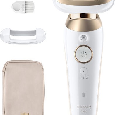 Braun Silk Epil 9 Flex Αποτριχωτική Μηχανή Epilator για Πρόσωπο & Σώμα SES9-011/3D