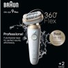 Braun Silk Epil 9 Flex Αποτριχωτική Μηχανή Epilator για Πρόσωπο & Σώμα SES9-011/3D