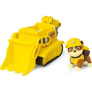 Spin Master Paw Patrol Rubble Αυτοκινητάκι Bulldozer για 3+ Ετών