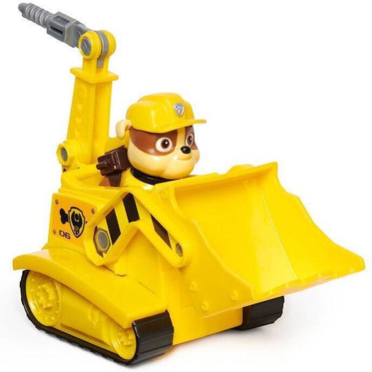 Spin Master Paw Patrol Rubble Αυτοκινητάκι Bulldozer για 3+ Ετών
