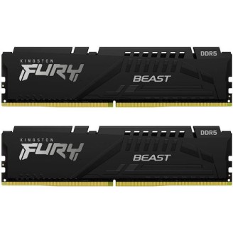 Kingston Fury Beast DDR5 64GB RAM με 2x32GB Modules και Ταχύτητα 5600 για Desktop