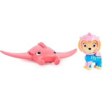 Spin Master Παιχνίδι Μινιατούρα Aqua Pups Paw Patrol Skye & Manta Ray για 3+ Ετών