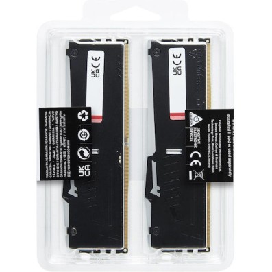 Kingston Fury Beast RGB DDR5 64GB RAM με 2x32GB Modules και Ταχύτητα 5600 για Desktop