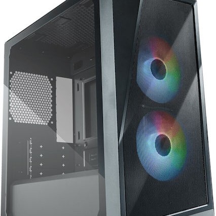 NZXT H7 Flow Midi Tower Κουτί Υπολογιστή με Πλαϊνό Παράθυρο Μαύρο