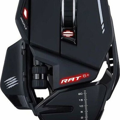Mad Catz R.A.T. 6+ Gaming Ποντίκι 12000 DPI Μαύρο