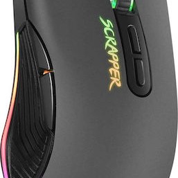 Natec Scrapper RGB Gaming Ποντίκι 6400 DPI Μαύρο