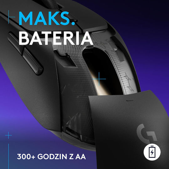 Logitech G309 Lightspeed Ασύρματο Gaming Ποντίκι 25600 DPI Γκρι