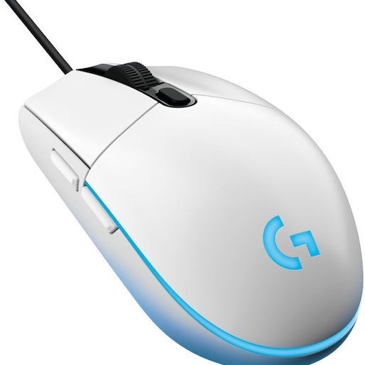 Logitech G102 Lightsync RGB Gaming Ποντίκι 8000 DPI Λευκό
