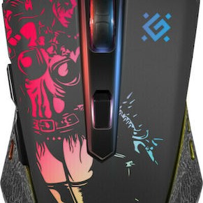 Defender Sin'Sister GM-933 RGB Gaming Ποντίκι 7200 DPI Μαύρο