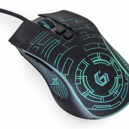 Gembird MUSG-RGB-01 Gaming Ποντίκι 3600 DPI Μαύρο