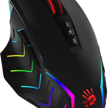 A4Tech Bloody J95s RGB Gaming Ποντίκι 8000 DPI Black