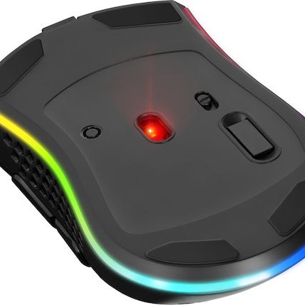 Defender Warlock GM-709L Ασύρματο RGB Gaming Ποντίκι Μαύρο