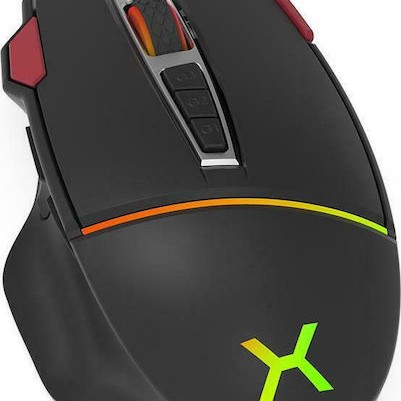 Krux Fuze Pro RGB Gaming Ποντίκι 12000 DPI Μαύρο