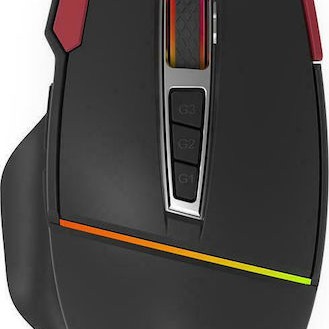 Krux Fuze Pro RGB Gaming Ποντίκι 12000 DPI Μαύρο
