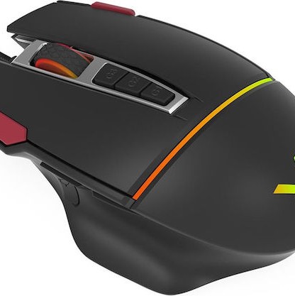 Krux Fuze Pro RGB Gaming Ποντίκι 12000 DPI Μαύρο