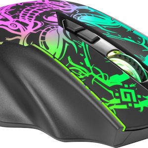 Defender Bulletstorm GM-928 RGB Gaming Ποντίκι 7200 DPI Μαύρο