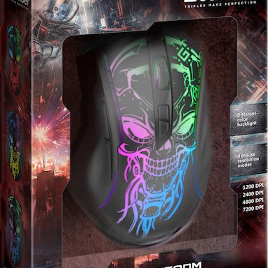 Defender Bulletstorm GM-928 RGB Gaming Ποντίκι 7200 DPI Μαύρο