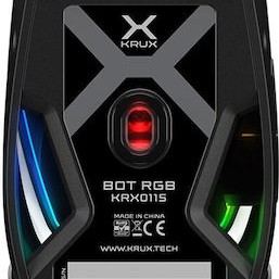 Krux Bot RGB Gaming Ποντίκι 10000 DPI Μαύρο