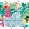 Παιδικό Puzzle Supercolor Princess 104pcs για 4+ Ετών Clementoni