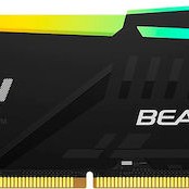 Kingston Fury Beast RGB DDR5 64GB RAM με 2x32GB Modules και Ταχύτητα 6000 για Desktop