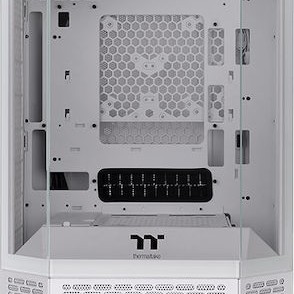 Thermaltake The Tower 300 Micro Tower Κουτί Υπολογιστή με Πλαϊνό Παράθυρο και RGB Φωτισμό Λευκό