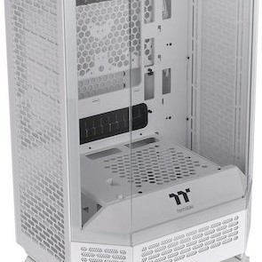 Thermaltake The Tower 300 Micro Tower Κουτί Υπολογιστή με Πλαϊνό Παράθυρο και RGB Φωτισμό Λευκό