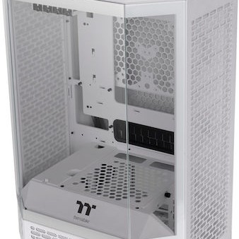 Thermaltake The Tower 300 Micro Tower Κουτί Υπολογιστή με Πλαϊνό Παράθυρο και RGB Φωτισμό Λευκό