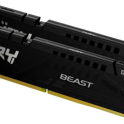 Kingston Fury Beast DDR5 64GB RAM με 2x32GB Modules και Ταχύτητα 6400 για Desktop