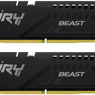 Kingston Fury Beast DDR5 64GB RAM με 2x32GB Modules και Ταχύτητα 6400 για Desktop