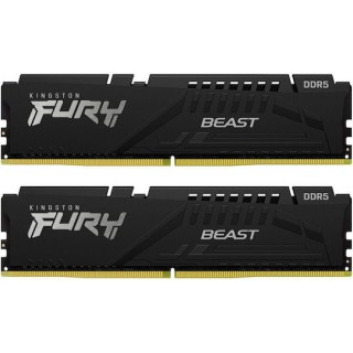 Kingston Fury Beast DDR5 64GB RAM με 2x32GB Modules και Ταχύτητα 6400 για Desktop