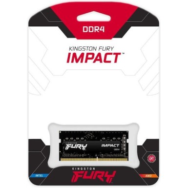 Kingston Fury Impact DDR4 με Module 1x16GB και Ταχύτητα 3200 για Laptop