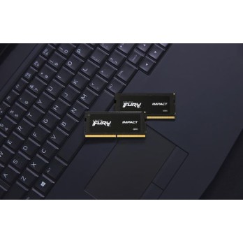 Kingston Fury Impact DDR5 με Module 1x16GB και Ταχύτητα 5600 για Laptop