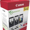 Canon 2x PG-560 / 1x CL-561 Γνήσιο Πακέτο 3 Μελανιών Εκτυπωτή InkJet Μαύρο / Πολλαπλό (Color) (3712C009)