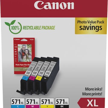Canon 2x PG-560 / 1x CL-561 Γνήσιο Πακέτο 3 Μελανιών Εκτυπωτή InkJet Μαύρο / Πολλαπλό (Color) (3712C009)