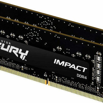 Kingston Fury Impact DDR4 16GB RAM με 2x8GB Modules και Ταχύτητα 3200 για Laptop