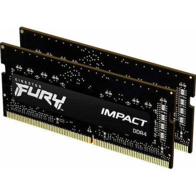 Kingston Fury Impact DDR4 16GB RAM με 2x8GB Modules και Ταχύτητα 3200 για Laptop