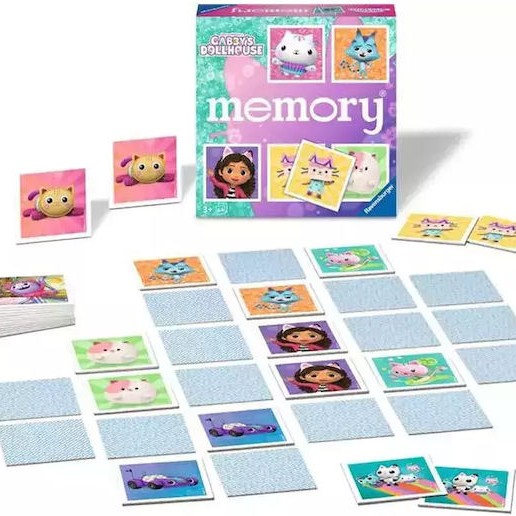 Επιτραπέζιο Παιχνίδι Memory Το Κουκλόσπιτο Της Γκάμπι για 1+ Παίκτες 3+ Ετών (EN) Ravensburger