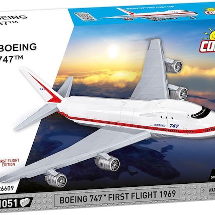 Cobi Τουβλάκια Boeing 747 First Flight 1969 για 7+ Ετών 1051τμχ
