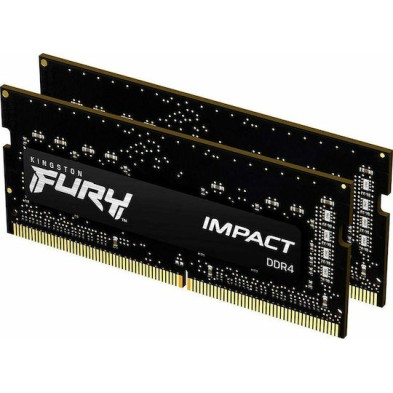 Kingston Fury Impact DDR4 32GB RAM με 2x16GB Modules και Ταχύτητα 3200 για Laptop