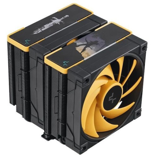 Deepcool AK620 Zero Dark Zoria Ψύκτρα Επεξεργαστή Διπλού Ανεμιστήρα για Socket 1200/1700/2011/2066