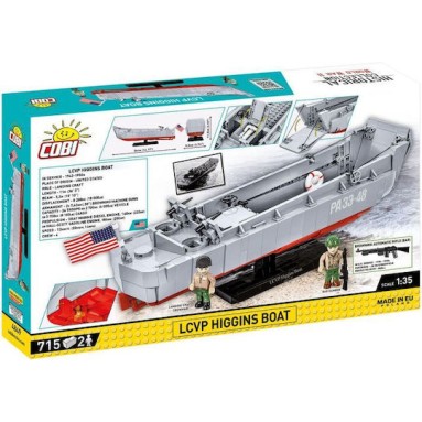 Cobi Τουβλάκια LCVP Higgins Boat για 8+ Ετών 715τμχ