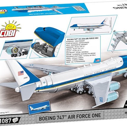 Cobi Τουβλάκια Boeing 747 Air Force One για 7+ Ετών 1087τμχ