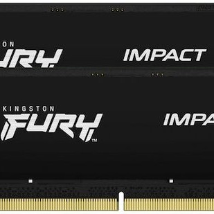 Kingston Fury Impact DDR5 64GB RAM με 2x32GB Modules και Ταχύτητα 5600 για Laptop