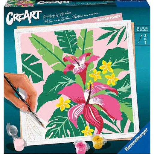 Ravensburger Paint By Numbers Tropical Plants